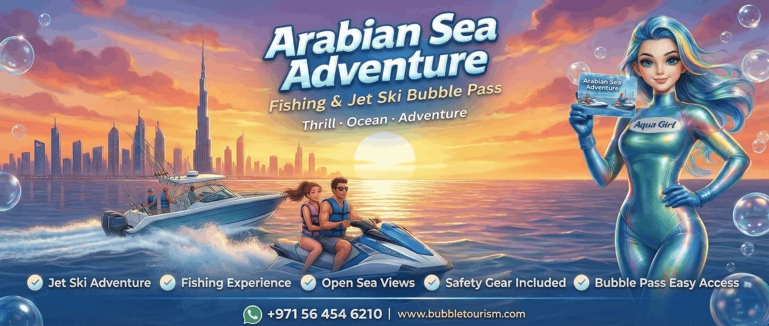 Arabian Sea Adventure – Fishing & Jet Ski Bubble Pass4