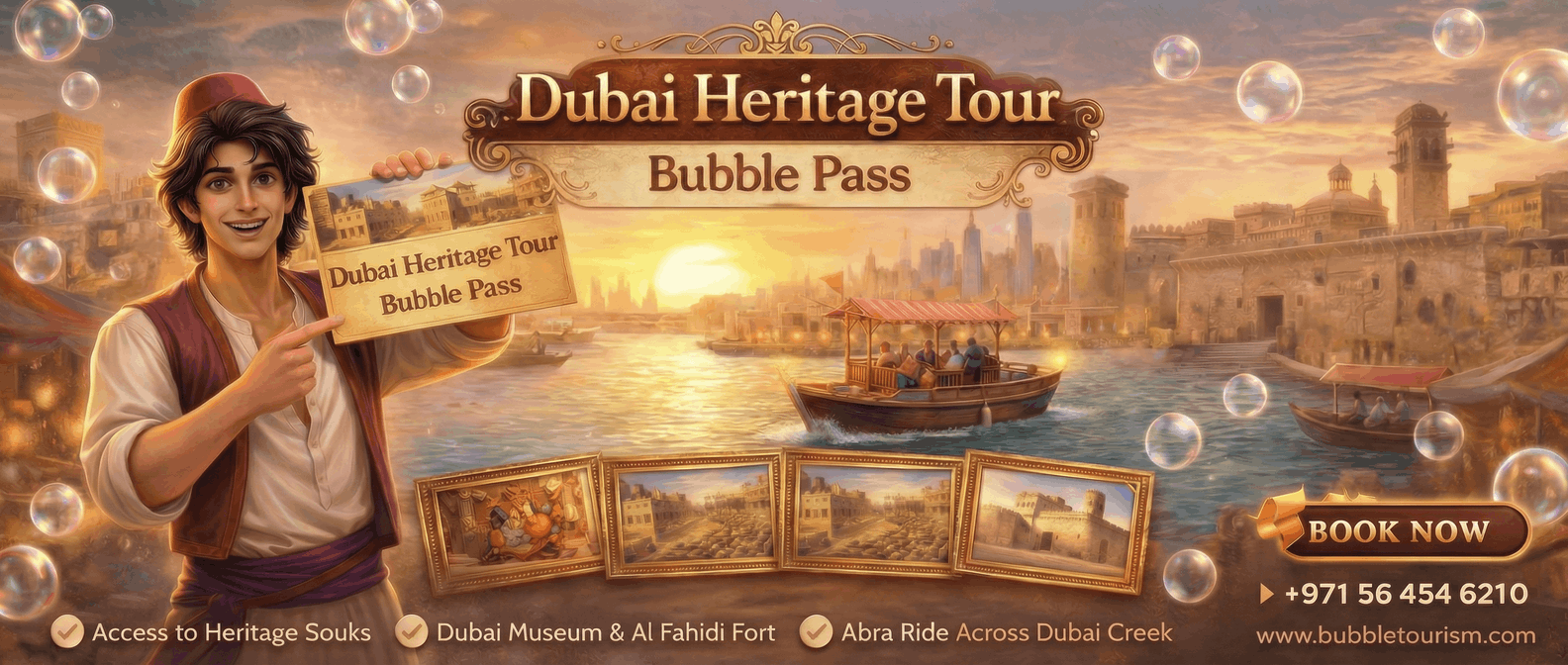Dubai Heritage Tour Bubble Pass3