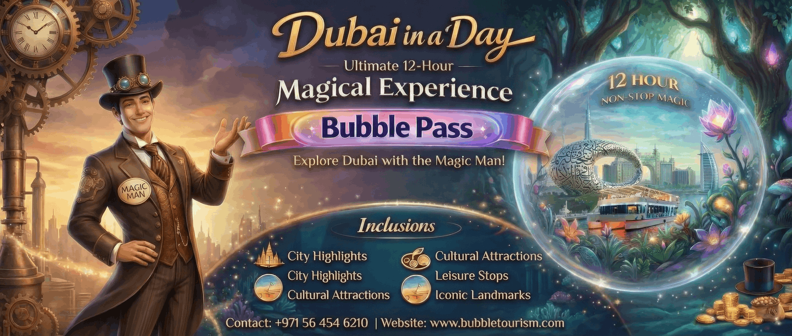 Dubai in a Day – Ultimate 12-Hour Experience Bubble Pass1